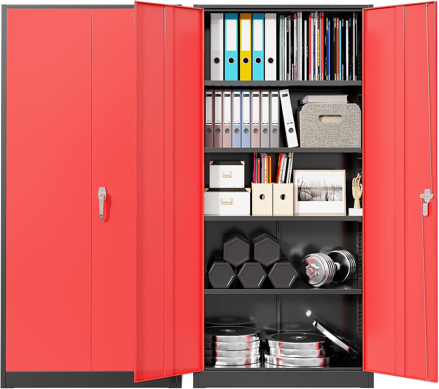 Home Office Organization - Прочный металлический шкаф для хранения в