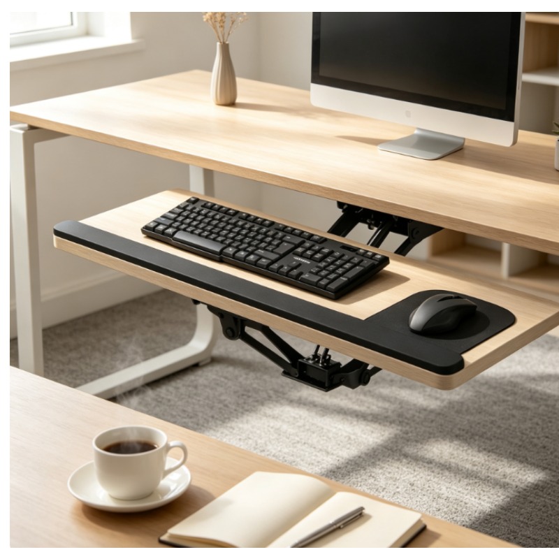 Wrist Rest Pad - Выдвижная подставка для клавиатуры под стол