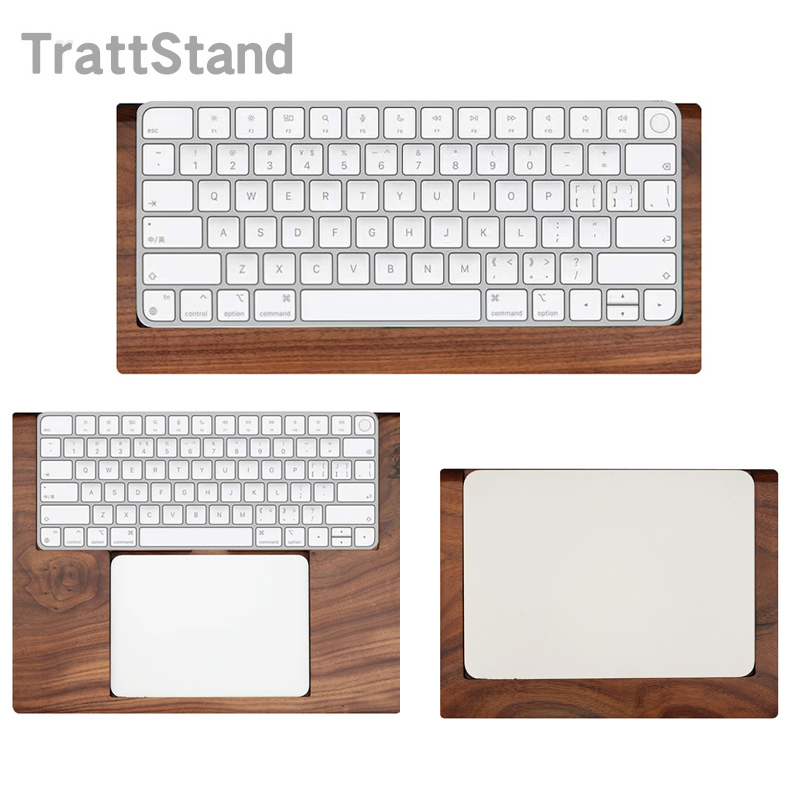 Wrist Rest Pad - Подставка-подлокотник 2-в-1 из массива орехового дерева