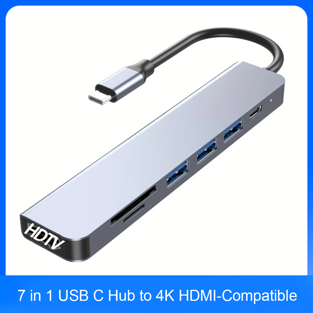 Home Office For Mac - 7-в-1 USB-C хаб с поддержкой 4K