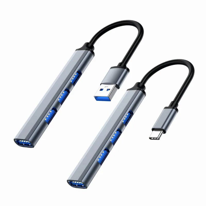 Home Office For Mac - 4-портовый концентратор USB-C 3.0/3.1-разветвитель для нескольких