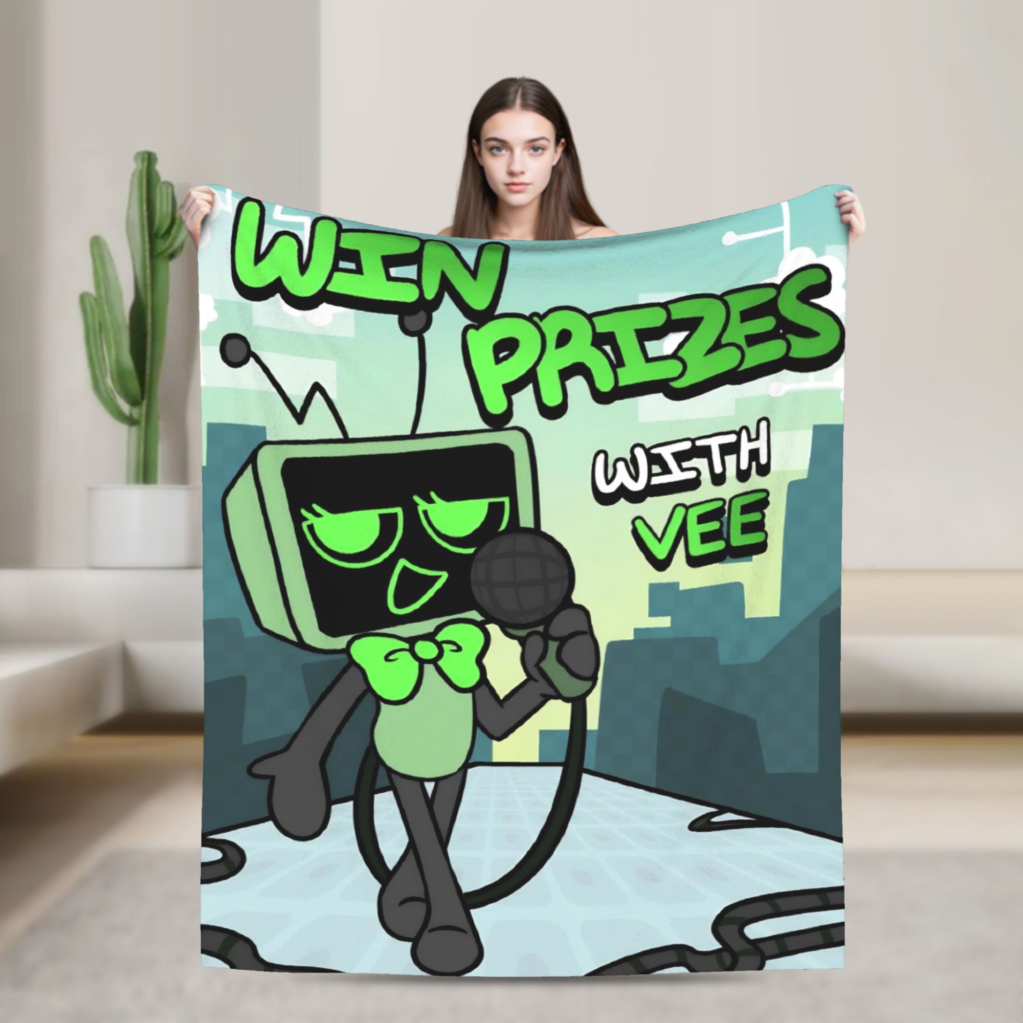 Home Office Trend - Плюшевый плед Dandy’s World Gourdy: теплый,