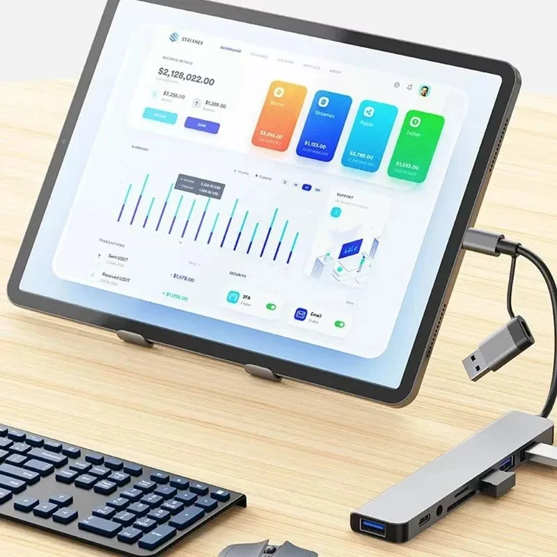 8 в 1 USB-концентратор C USB-р – обзор и цена Home Office For Mac