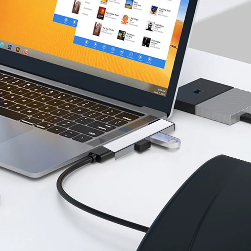 USB-хаб 3-в-1 с 3 портами USB  – обзор и цена Home Office For Mac