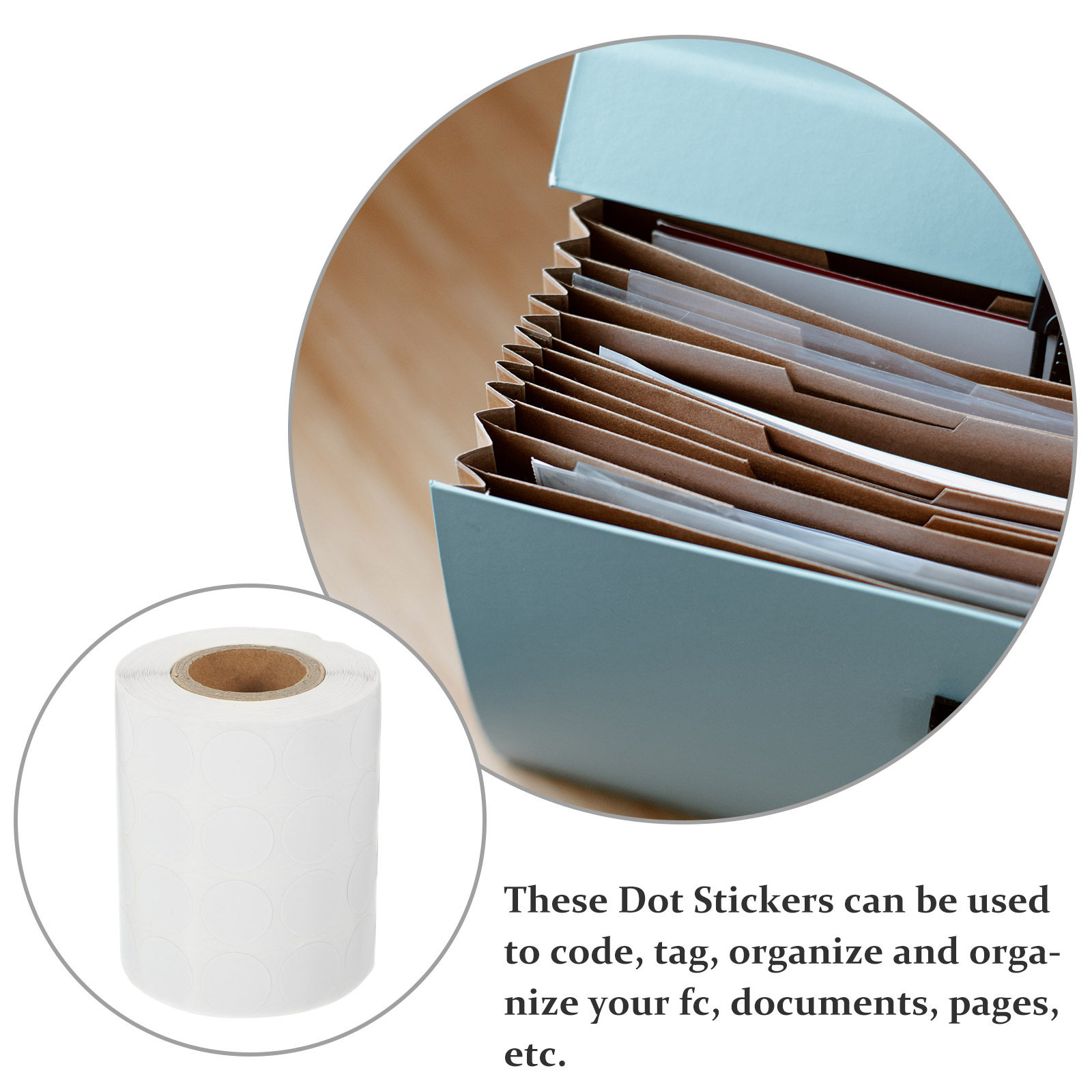 3000 шт. пустых круглых самокл – обзор и цена Home Office Organization