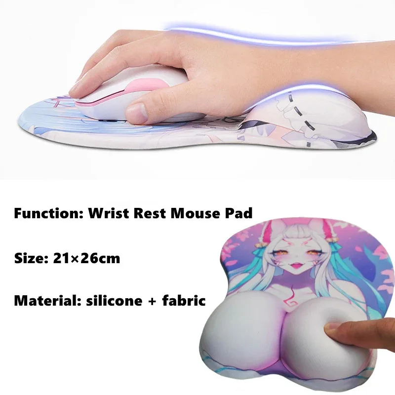 CyNSFW 3D-коврик для мыши с си – обзор и цена Wrist Rest Pad