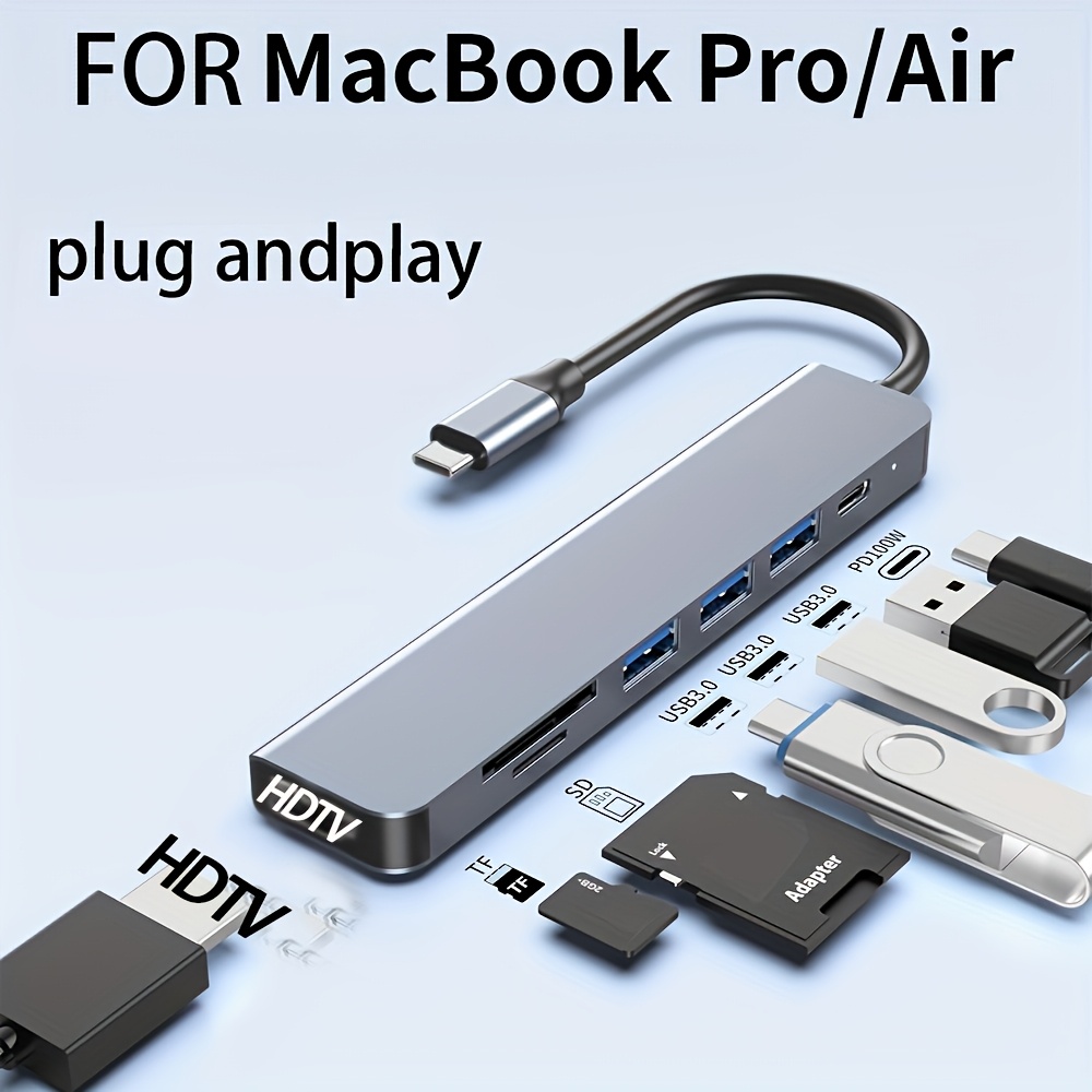 7-в-1 USB-C хаб с поддержкой 4 – обзор и цена Home Office For Mac