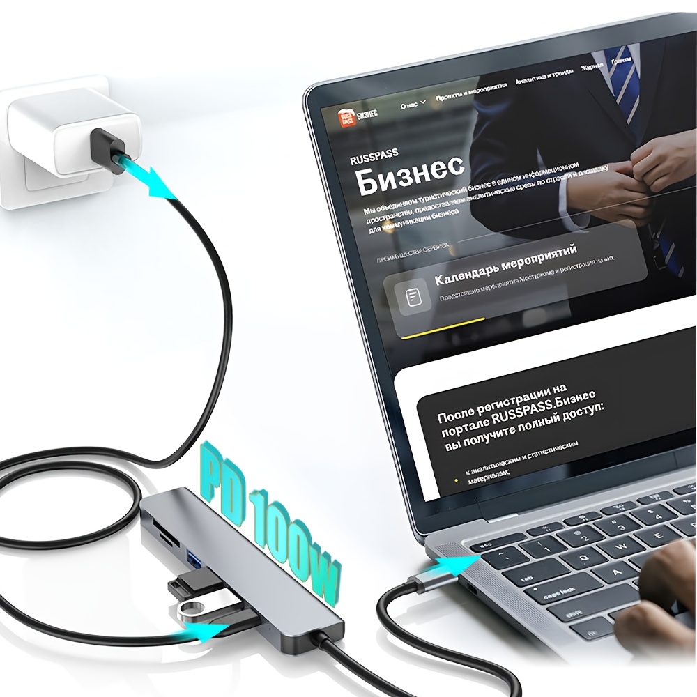 7-в-1 USB-C хаб с поддержкой 4 – обзор и цена Home Office For Mac
