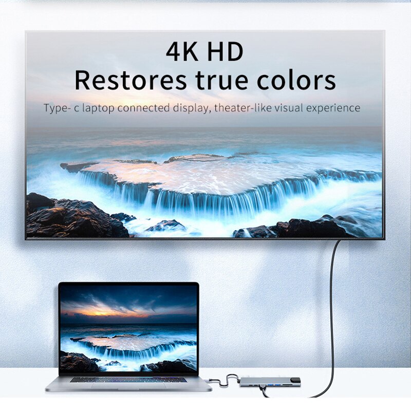 Usb-концентратор 8 в 1 Тип C 3 – обзор и цена Home Office For Mac
