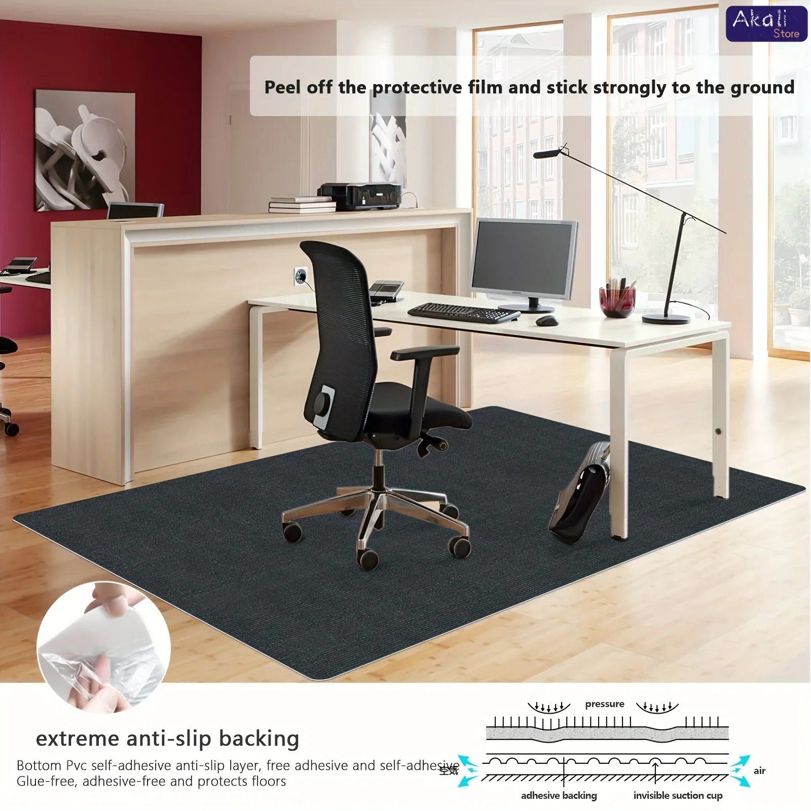 Коврик для офисного стула боль – обзор и цена Home Office Rug