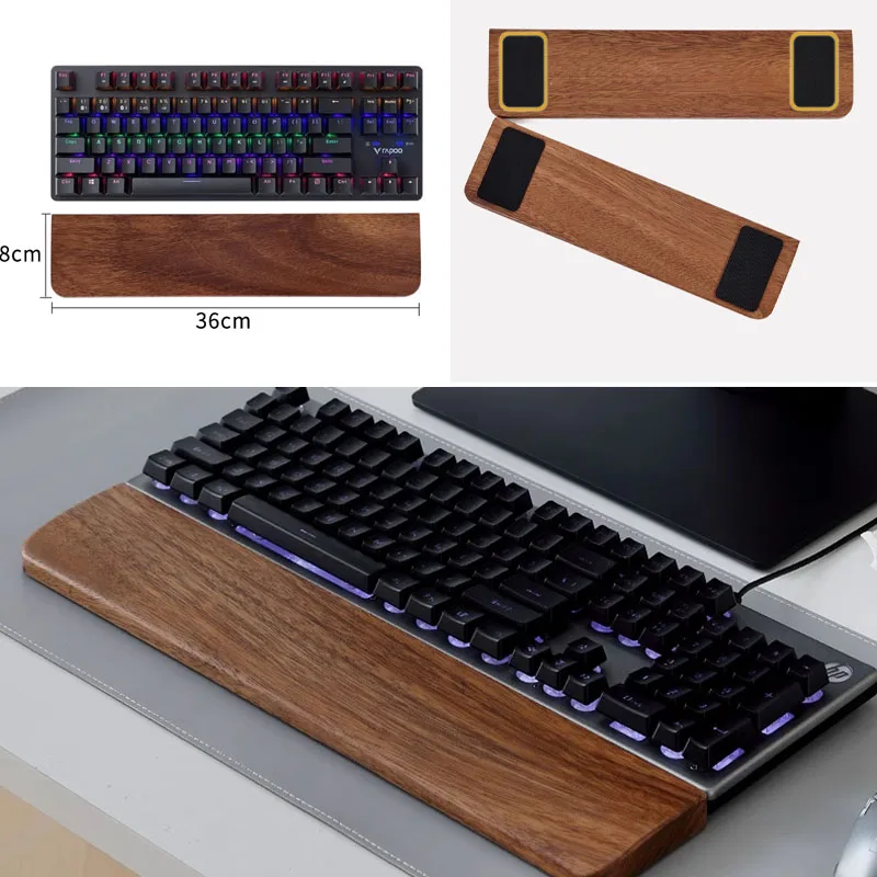 Клавиатура из цельного дерева, – обзор и цена Wrist Rest Pad