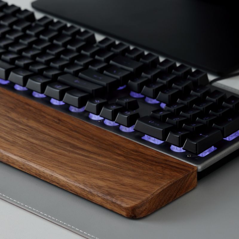Клавиатура из цельного дерева, – обзор и цена Wrist Rest Pad
