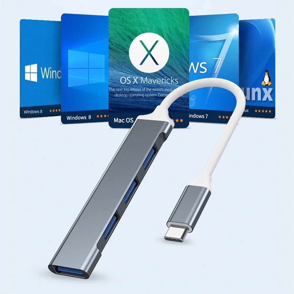 USB-хаб 3.0, 4-портовый USB-ха – обзор и цена Home Office For Mac