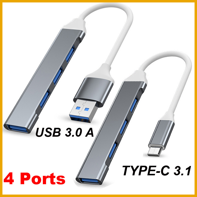 USB-хаб 3.0 TYPE-C 3.1 с 4 пор – обзор и цена Home Office For Mac