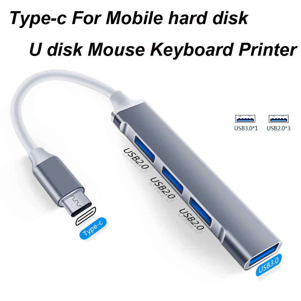 USB-хаб 3.0 TYPE-C 3.1 с 4 пор – обзор и цена Home Office For Mac