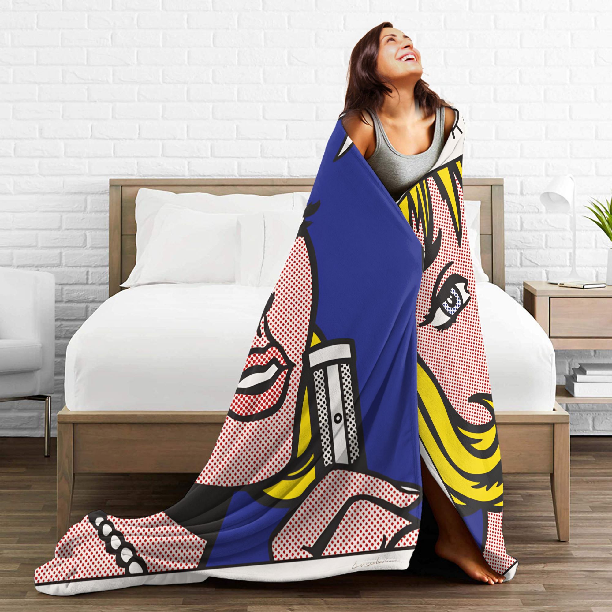 Плед Roy Lichtenstein в стиле  – обзор и цена Home Office Trend
